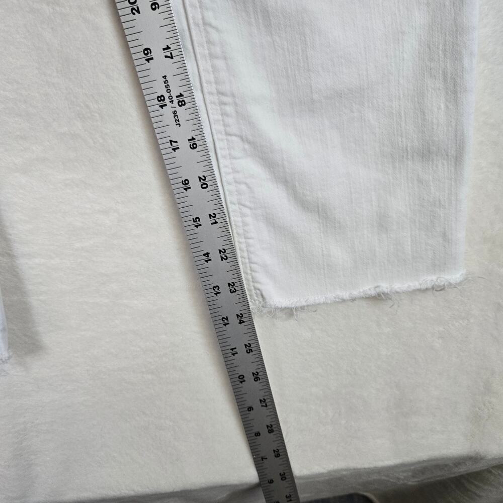 J Crew 9" Demi Boot Crop Jeans White Womens size 25 0694 - Picture 9 of 11
